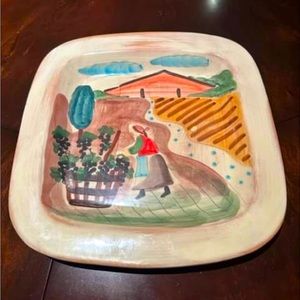 VIETRI TUSCANY square platter